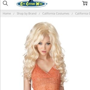 Bombshell California Costumes Wig Costume Blonde